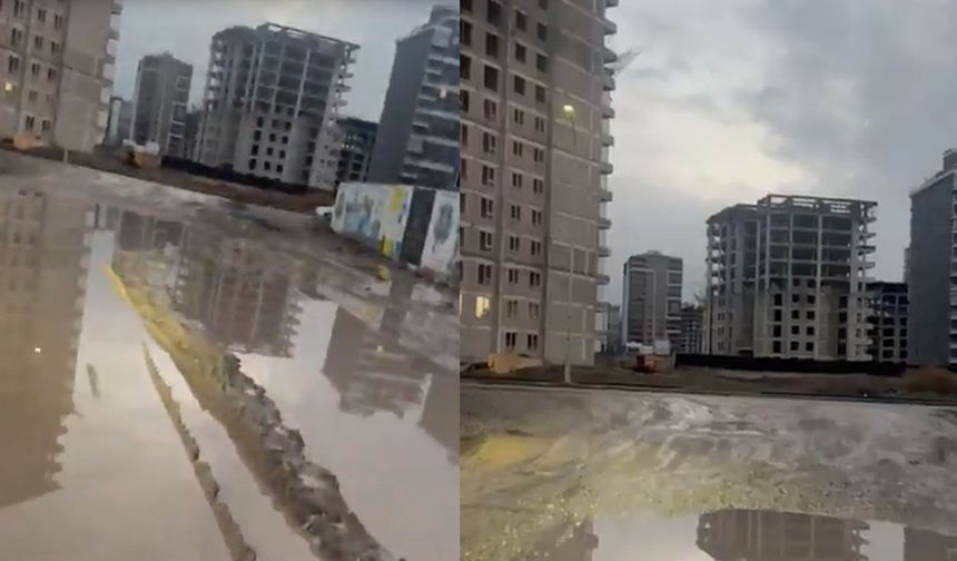 Keçiören’de yağış sonrası “Off-Road” manzaraları!