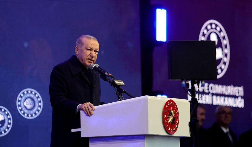 Erdoğan’dan muhalefete anlamlı yanıt: Bitiremez dedikleri evler işte burada!