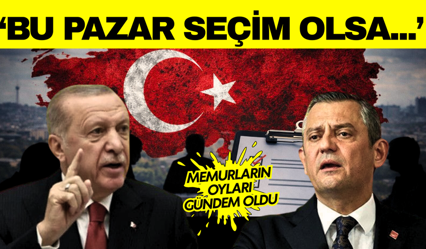 Seçim sorusunda memur yanıt verdi! Bu pazar seçim olsa anketi tartışma yarattı