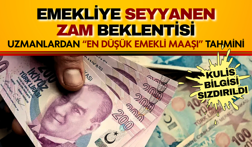 Uzmanı açıkladı: Seyyanen zam gerçekleşirse en düşük emekli maaşı ne olacak?