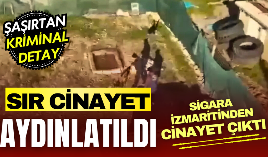 Diyarbakır’da cinayet sigara izmaritindeki DNA ile çözüldü