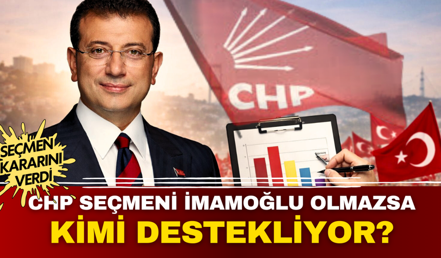 İmamoğlu aday olamazsa CHP seçmeni kimi istiyor? İşte dikkat çeken anket sonuçları