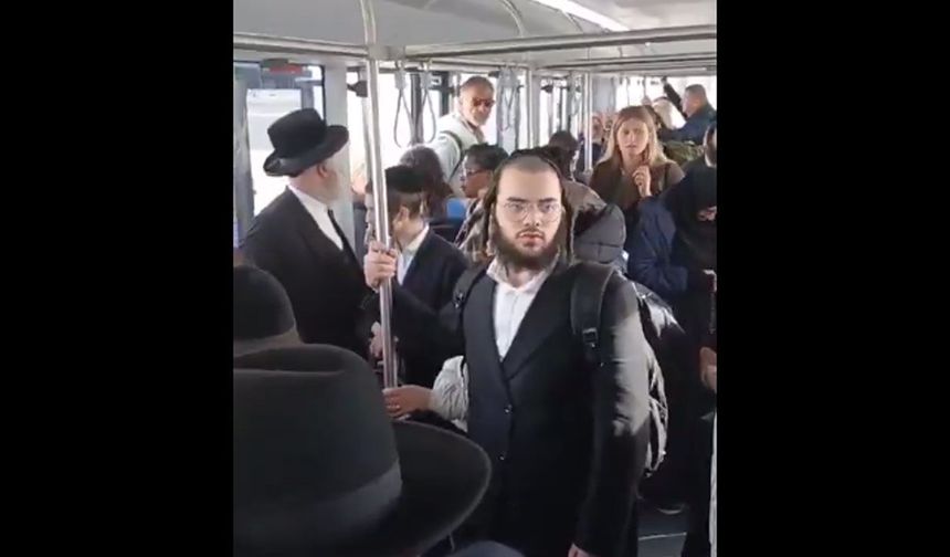 İstanbul’da Yahudilerle karşılaşan vatandaşlardan anlamlı protesto