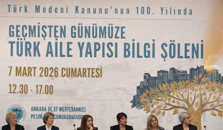 Ankara’da Türk Medeni Kanunu’nun 100. yılında Türk aile yapısı masaya yatırılacak