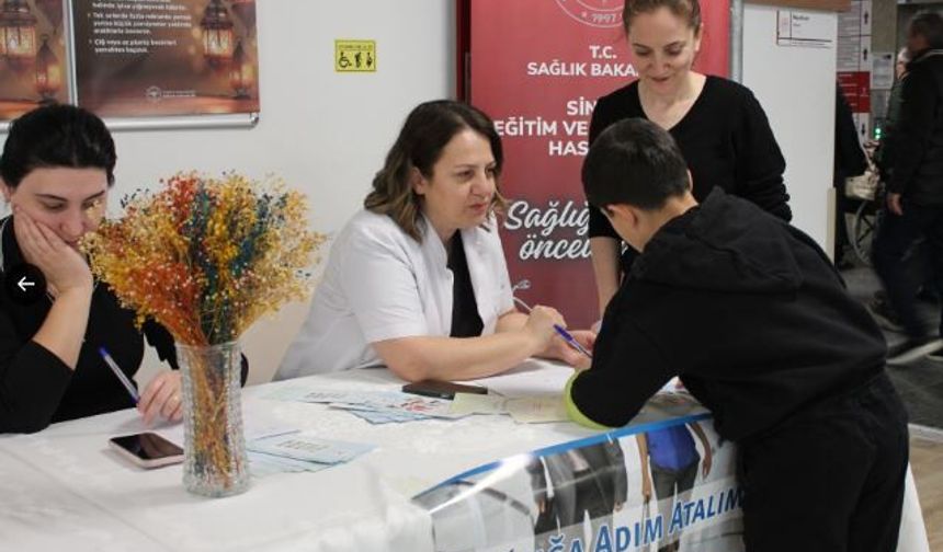 Ankara’da Ramazan ayında sağlıklı beslenme standı kuruldu