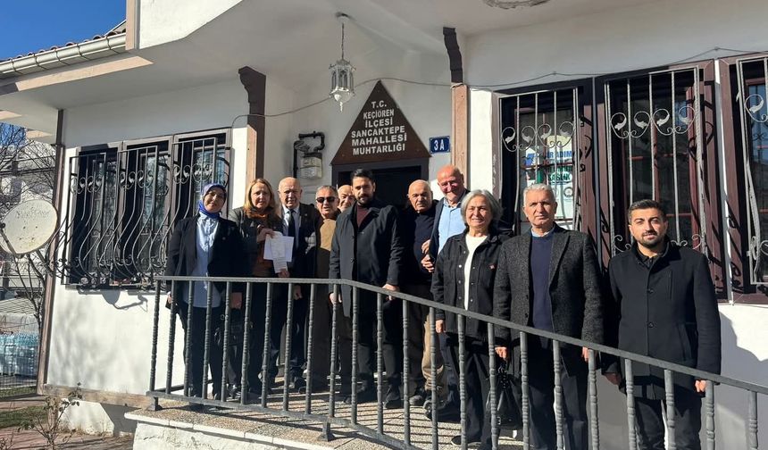 CHP Keçiören'de hız kesmiyor!