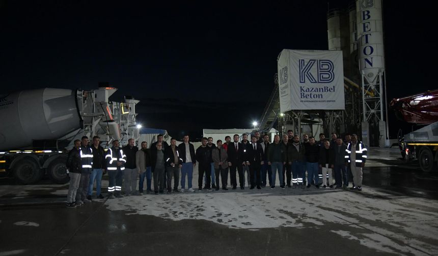 Başkan Çırpanoğlu KazanBel Beton çalışanlarıyla iftarda buluştu