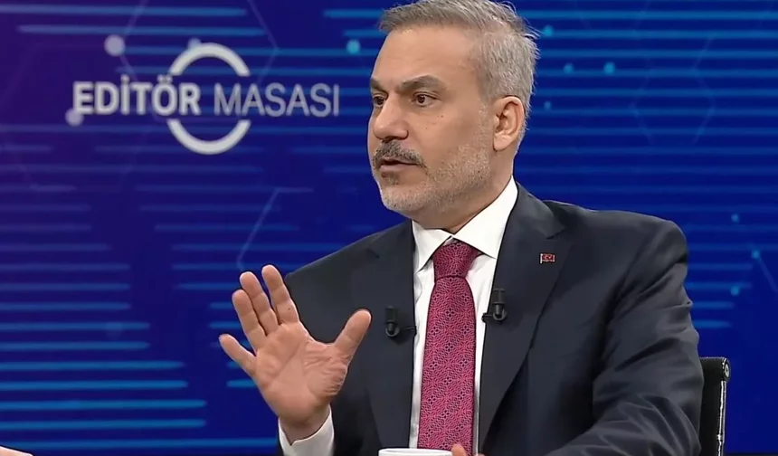 Bakan Fidan’dan canlı yayında dikkat çeken sözler: 'Burada durayım ben'