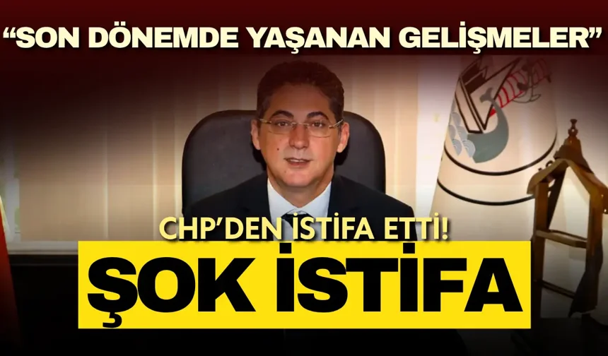 CHP'li Burhaniye Belediyesi'nde başkan yardımcısı Oktay Erbalaban istifa etti!