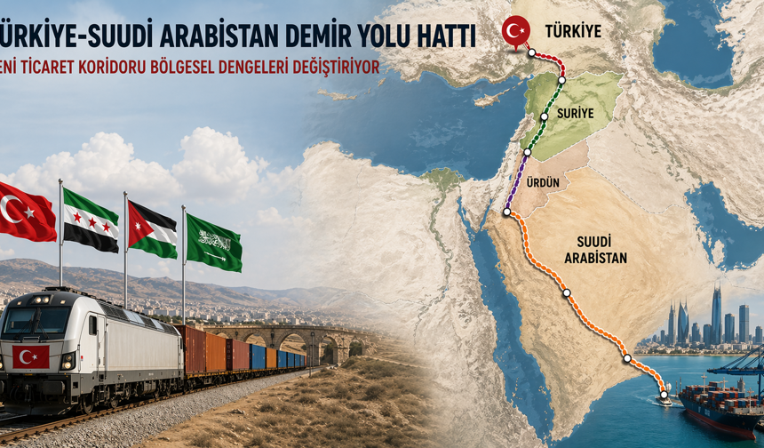 Ticaretin rotası değişiyor! Türkiye-Suudi Arabistan arasında demiryolu hattı gündemde