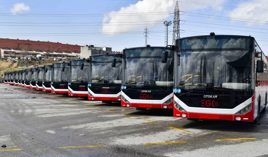 Ankara'da toplu taşıma filosu büyüyor: 16 modern otobüs hizmete girdi!