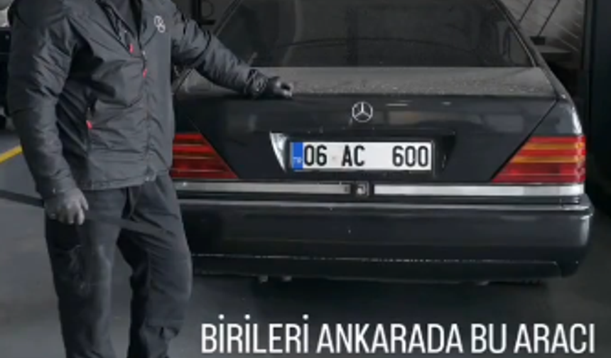 Ankara'da Abdullah Çatlı plakası! Trafikte yeniden ortaya çıktı