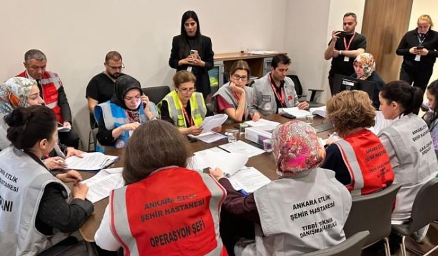 Ankara’da Hastane Afet Planları Test Edildi