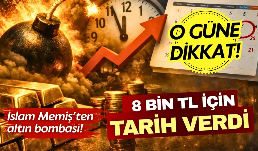 İslam Memiş’ten altın bombası: 8 bin TL için tarih verdi perşembeye dikkat