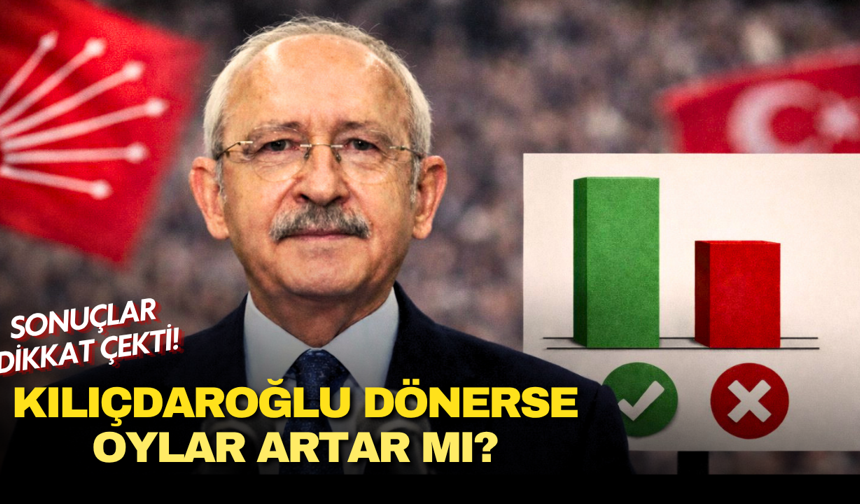 Kılıçdaroğlu geri dönerse CHP seçmeni oy verir mi? İşte dikkat çeken anket sonuçları