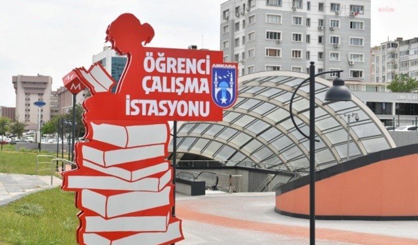 Ankara'da ders çalışanlar için gizli istasyon! Hem merkezi hem ücretsiz ikramlı!