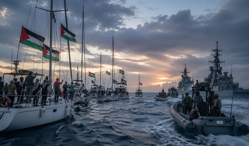 Sumud filosuna yapılan saldırı dünyayı ayağa kaldırdı! Türkiye'den peş peşe tepkiler