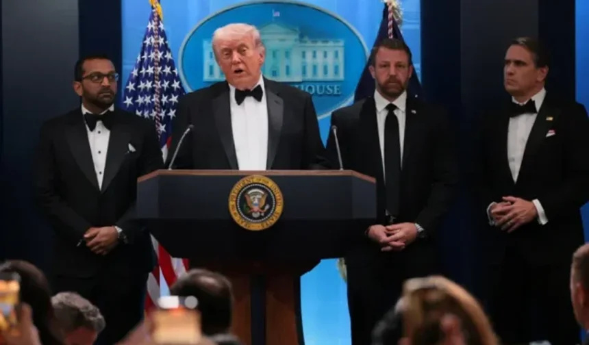 Trump'ın katıldığı yemekte korku dolu anlar! Silahlı saldırı ortalığı karıştırdı