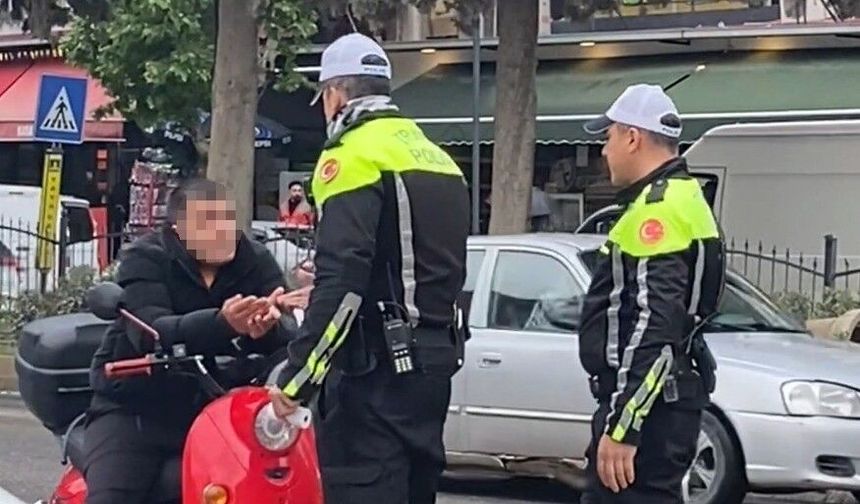 Eyhliyetsiz sürücüye ağır yaptırım: 20 bin liralık motosikletle 40 bin liralık ceza yedi!