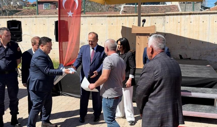 Ankara'da kırsalı ayağa kaldıracak proje: Haymana'da 150 vatandaşa arsa ve tapu verildi!
