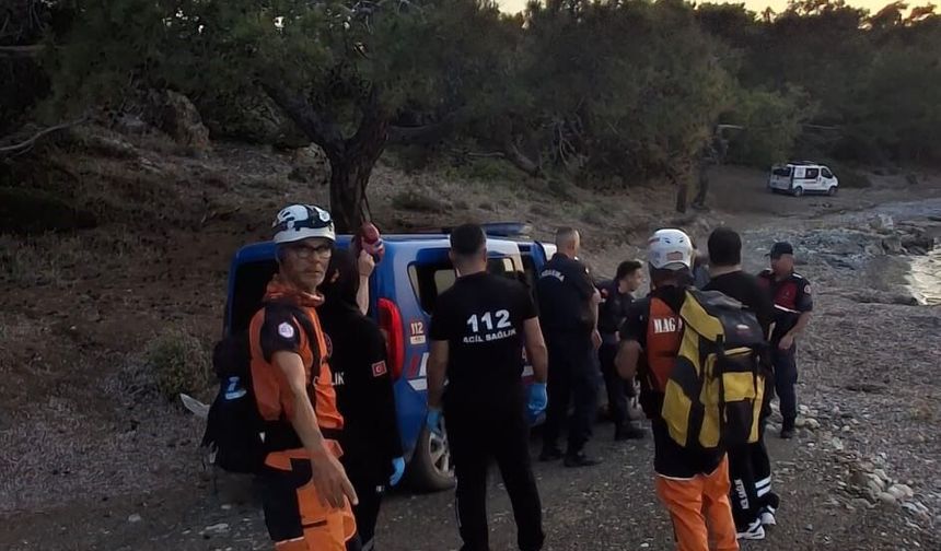 Datça’da Karya Yolu alarmı! Mahsur kalan 2 kişi saatler süren operasyonla kurtarıldı