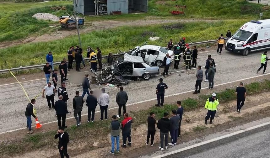 Kırıkkale'de katliam gibi kaza! 3 kişi öldü, 6 kişi yaralandı