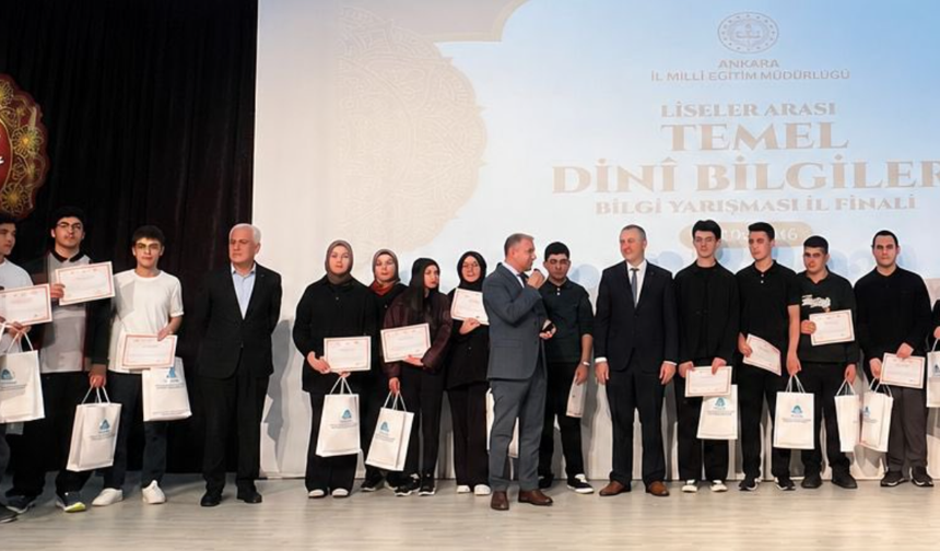 Ankara’nın En Başarılı Liseleri Belli Oldu: Dinî Bilgiler Yarışmasında Büyük Final
