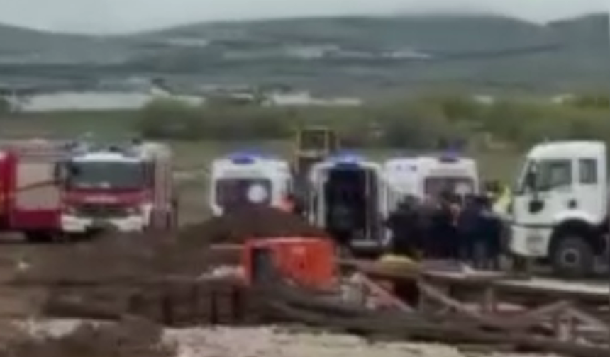 Ankara'da inşaat kazası! Kalıp sistemi çöktü, 5 işçi yaralandı