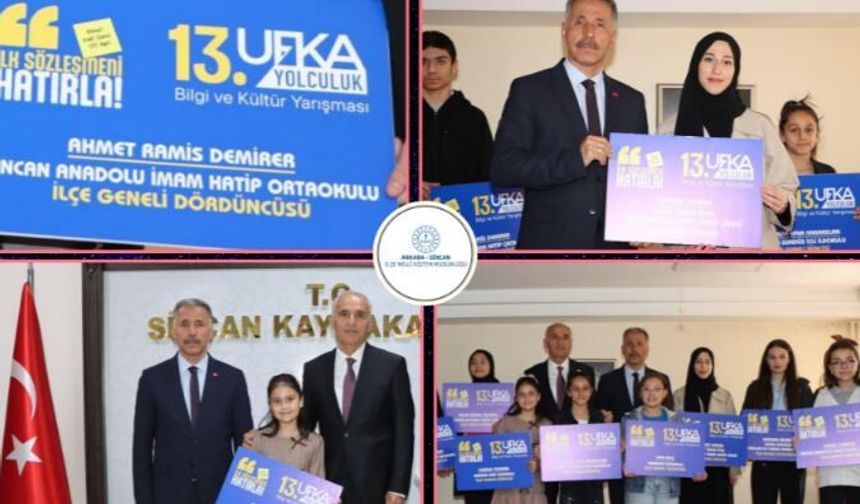 Ufka Yolculuk Bilgi ve Kültür Yarışması’nda Sincan Rüzgarı