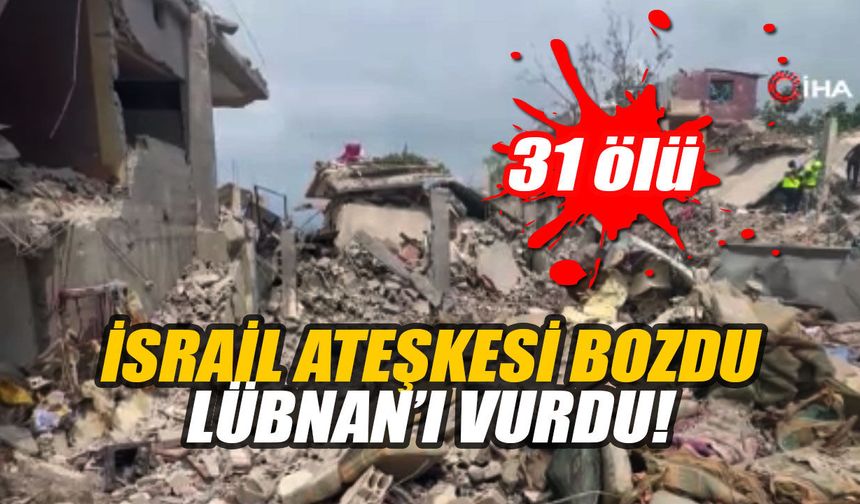 İsrail’den Lübnan’a bayram günü kanlı saldırı!