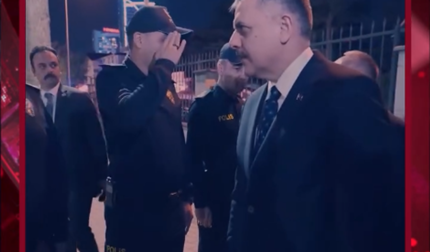 İçişleri Bakanı Mustafa Çiftçi’den Ankara’da polis merkezine ziyaret