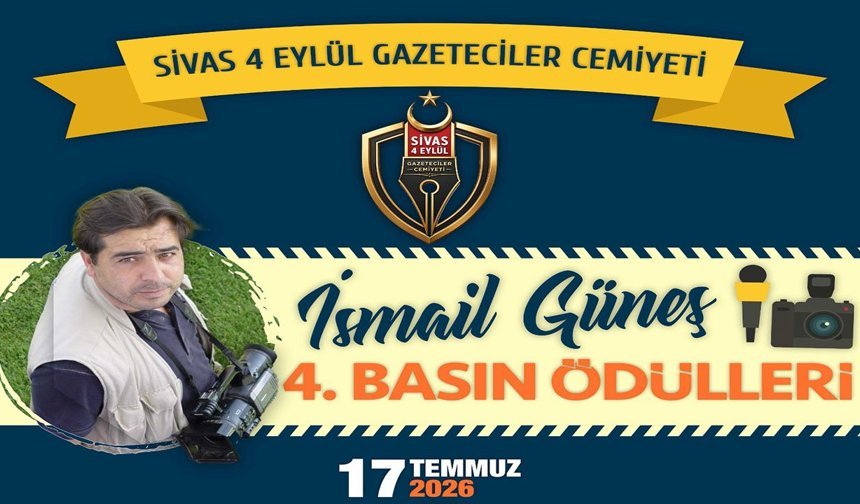 İsmail Güneş 4. Basın Ödülleri için başvurular başladı!