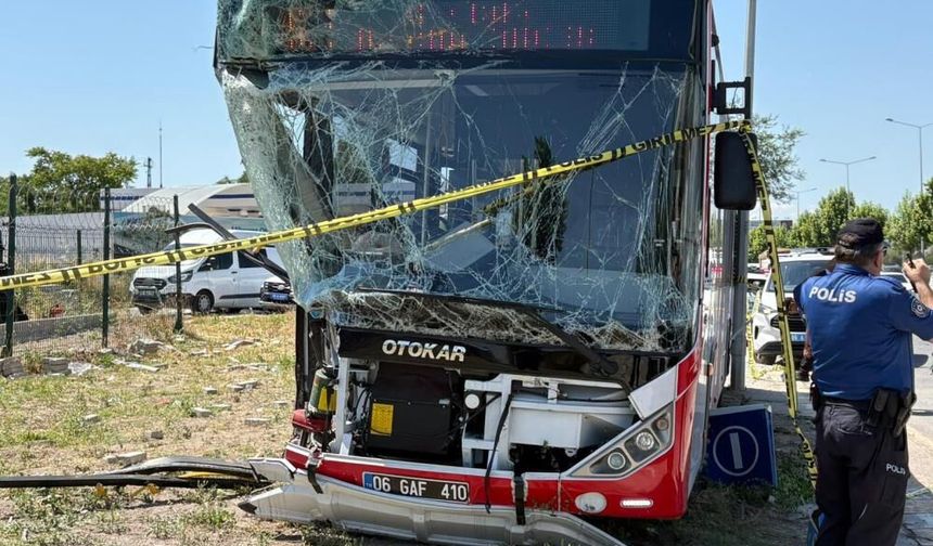 Ankara'da can pazarı! EGO otobüsü kaza yaptı: 1 ölü, 9 yaralı