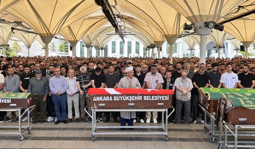 Kırıkkale'deki patlamada şehit olmuştu: İdris Tayyip Duruş Ankara'da son yolculuğuna uğurlandı