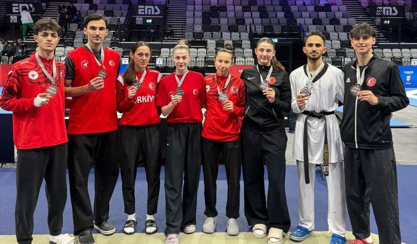 Milli Taekwondoculardan Madalya Yağmuru! İlk Günde 13 Madalya Geldi