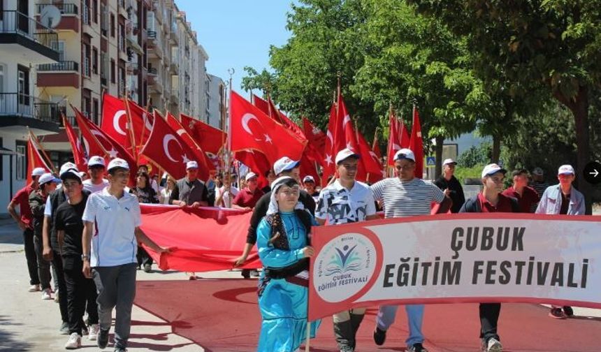 Ankara Çubuk'ta 2'nci Geleneksel Eğitim Festivali coşkusu!