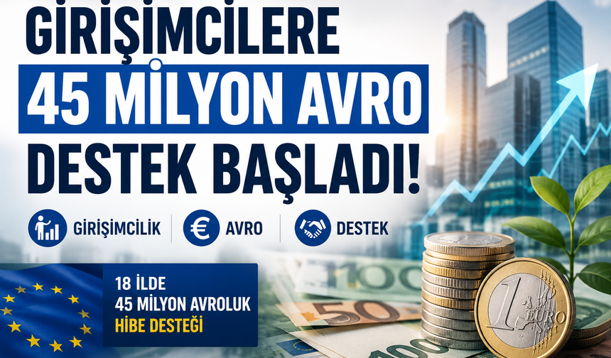 18 ilde dev hibe desteği: Girişimcilere 45 milyon avroluk yeni kaynak sağlanacak!