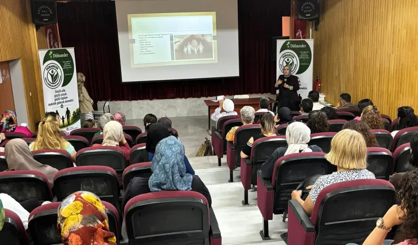DÜBAMDER’den Sincan’da Hayati Seminer: "Bağımlılık değil, bağ kurmak"