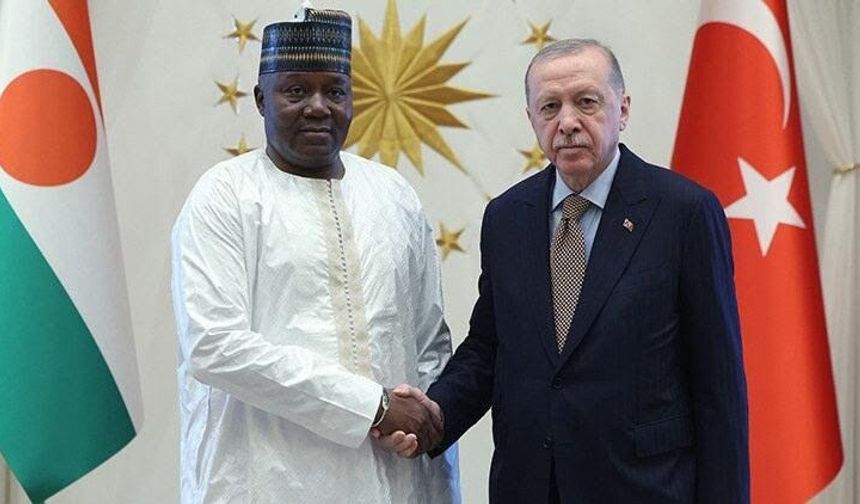 Erdoğan ile Nijer Cumhurbaşkanı Tchiani Ankara’da Bir Araya Geldi