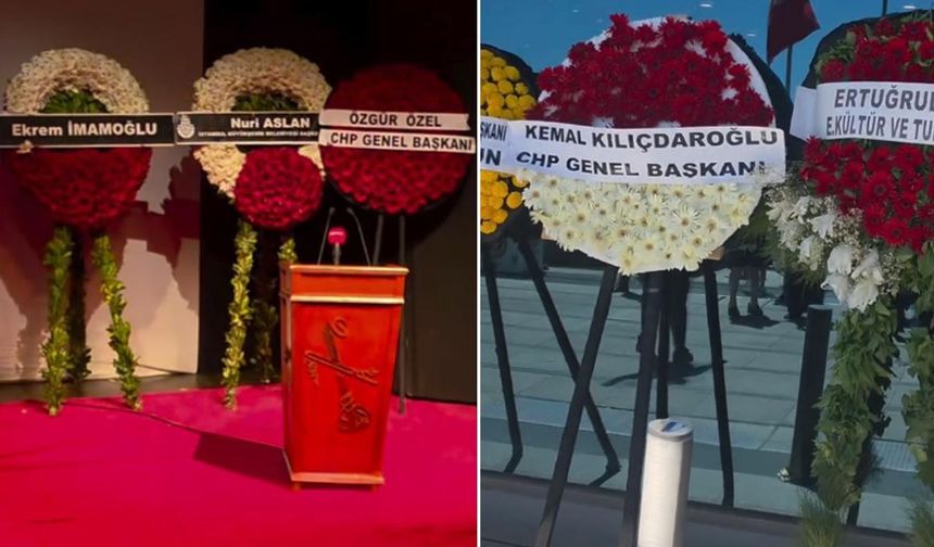Kadir İnanır’a veda töreninde Kılıçdaroğlu, Özel ve İmamoğlu çelenkleri gündem oldu