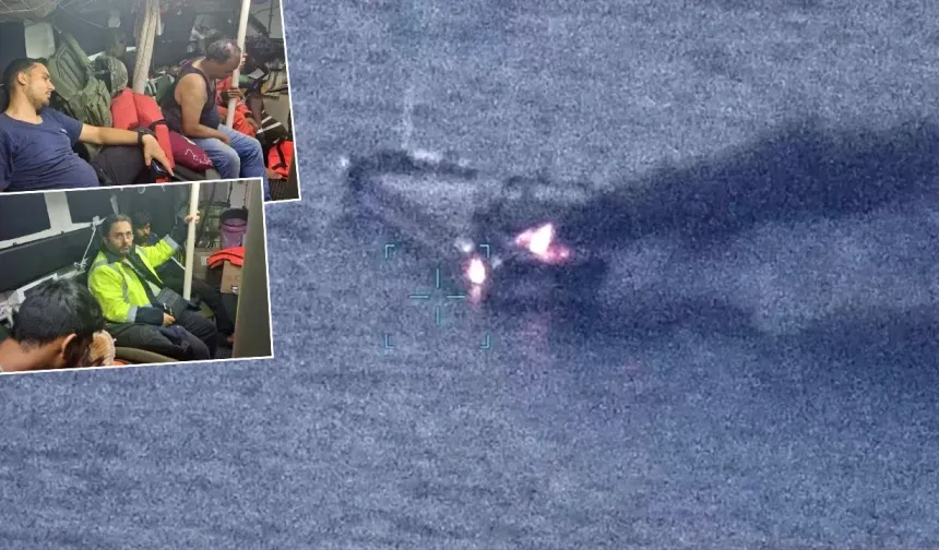 Karadeniz’de Türklerin de bulunduğu gemiye dron saldırısı!