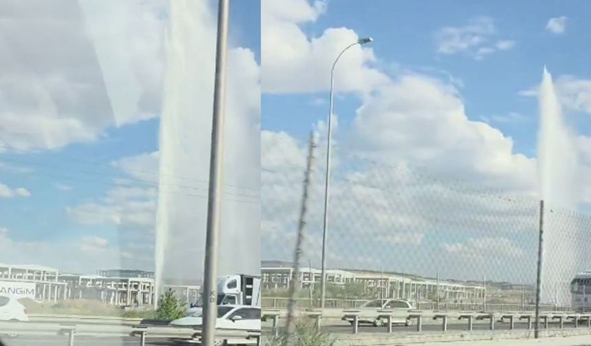 Çamlıdere - Ankara ana iletim hattında patlama!