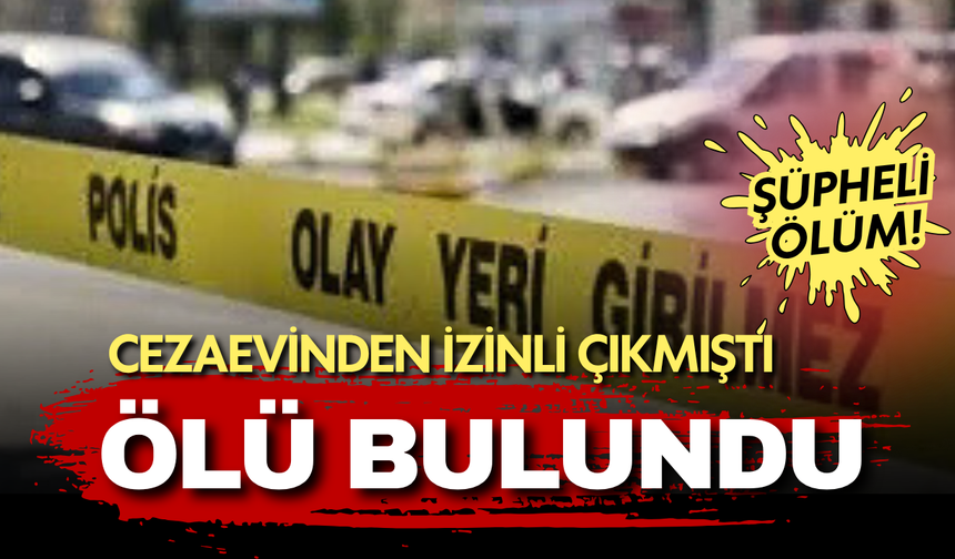 Samsun'da şüpheli ölüm! Cezaevinden izinli çıkmıştı: Veda paylaşımının ardından ölü bulundu