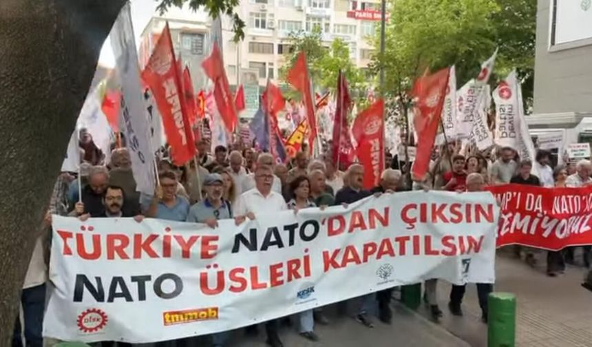 Başkentte NATO'ya öfke sokaklara taştı