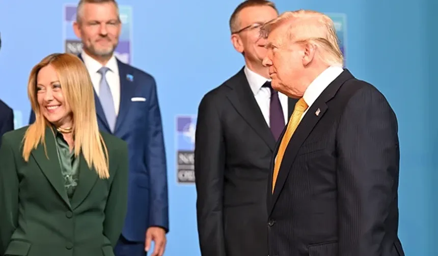 NATO Zirvesi’nde dikkat çeken an: Meloni ile Trump göz göze gelmedi