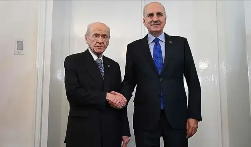 Kurtulmuş'tan "Terörsüz Türkiye" için liderler turu: Bahçeli ile görüştü
