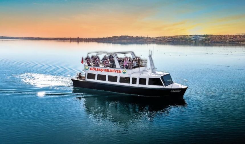 Ankara'da Mogan Gölü turları yeniden başladı! Göktürk teknesi ziyaretçilerini bekliyor