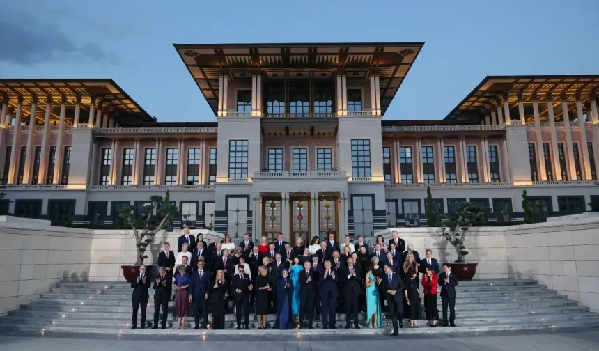 Külliye’de diplomasi gecesi: Erdoğan dünya liderlerini ağırladı