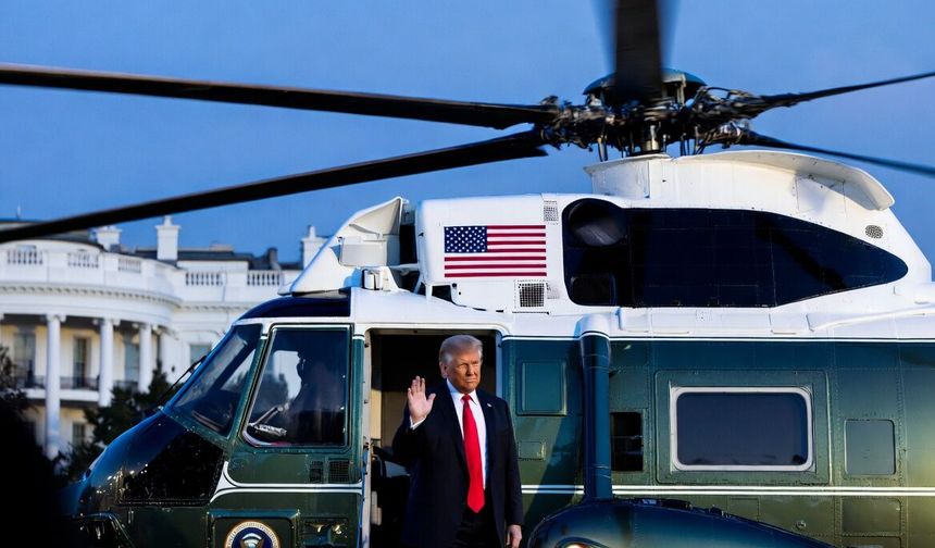 Trump 1000 kişiyle geliyor, helikopteri Ankara’da monte edilecek
