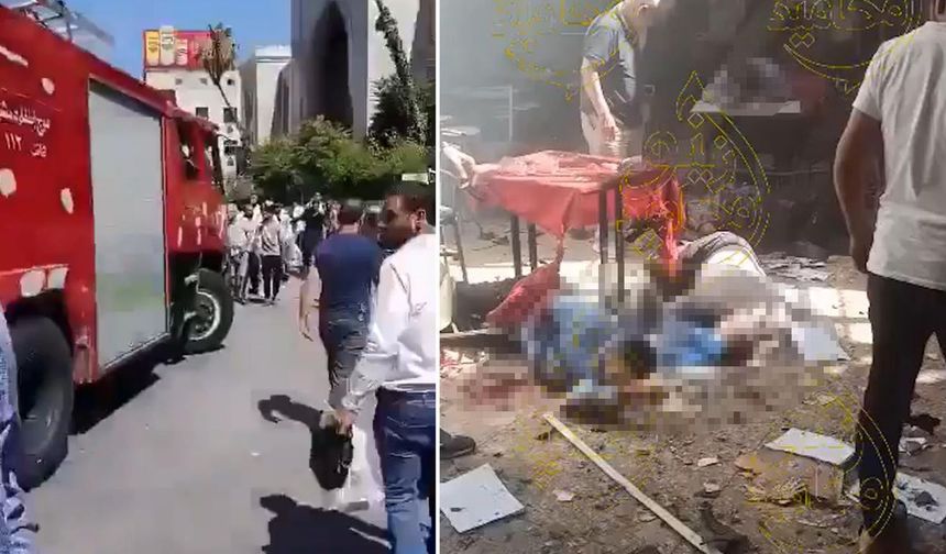 Şam’da kafede şiddetli patlama: Çok sayıda yaralı var